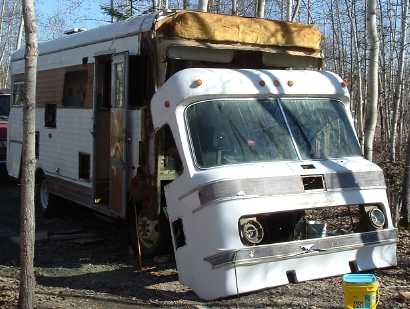 The starting point for this effort was the 1970 Explorer Class A motorhome 